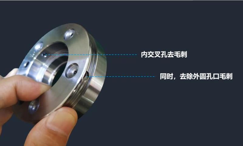 磨粒流去除液压柱塞泵的内孔毛刺和孔口毛刺